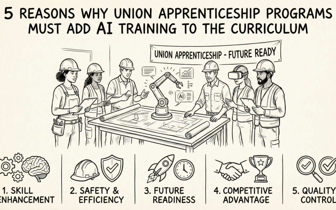 5 Reasons Why Union Apprenticeship Programs Must Add AI Training to the Curriculum