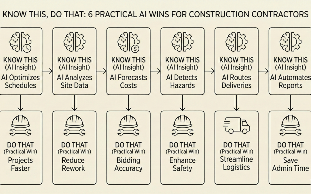 Know This, Do That: 6 Practical AI Wins for Construction Contractors