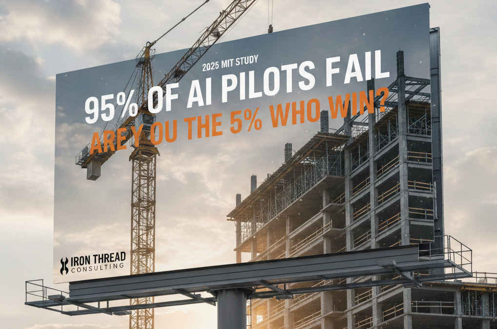 Why 95% of Construction AI Initiatives Fail (And How to Be in the 5% That Succeed)